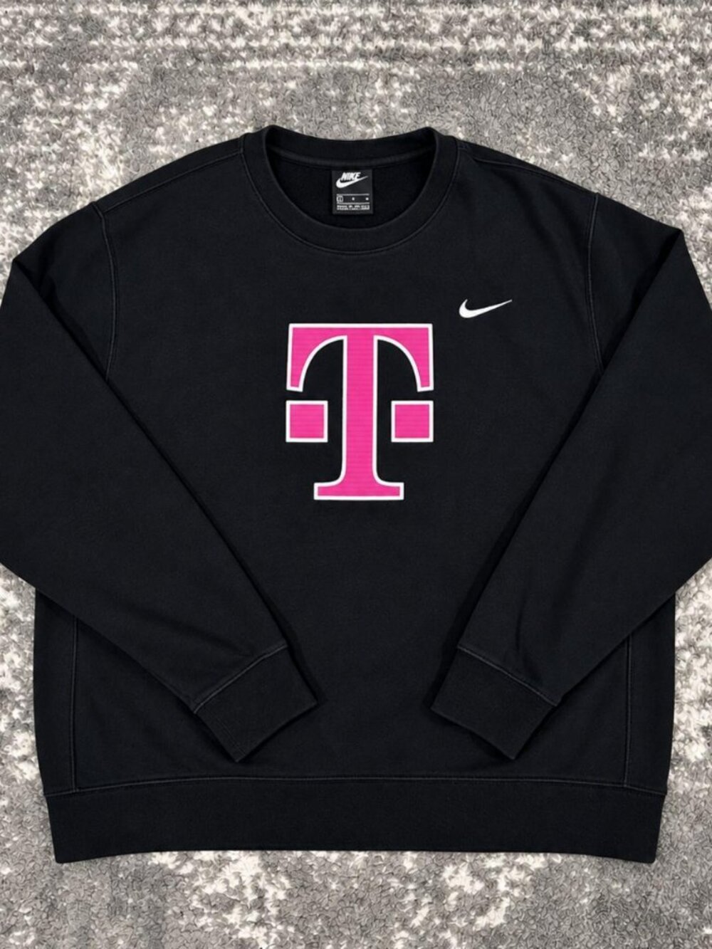 Nike T-Mobile Black Logo Crewneck Sweatshirt
